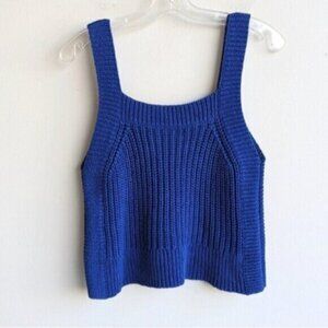 Wilfred Blue Knit Tank Top